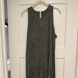 Athleta Elegant Gray Sleeveless Dress
